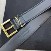 Ceinture de luxe de styliste pour femmes, en cuir véritable, blanc, noir, décontractée, pour hommes, peau de vache, Bronze, argent, boucle en or, qualité supérieure