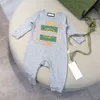 Rompers g designer baby onesies bodysuit kläder romper pojke flicka kostym overaller jumpsuit barn för spädbarn kläder släpp leverans mat dhe8u