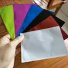 7x10cm Petit ouvert Top Mylar Sac Pochette d'emballage Type plat Sacs de papier d'aluminium coloré Sacs alimentaires en vrac Sac thermoscellable sous vide Gonqb Wkprm