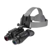 Bekintek Dual Eye 3D Hjälm Night Vision Binoculars Head Mountable Goggles Uppladdningsbart optik Teleskop IR Full mörk observation med 7x Infraröd 8x Zoom 4K Video