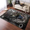 3D Vintage Car Area Rug Stor matta för vardagsrum sovrum soffa dekoration dörrmatta kök nonslip golvmatta picknickläger 231229