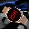 Wristwatches Electronic Watch Foreign Trade Ladies Fashion LED Explosion Digital Display Feminine Temperament Quartz