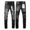 Ksubi Mens Purple Jeans Designer Fashion Distressed Ripped Bikers Womens Ripped High Street Brand Patch Hole denim Cargo For Men Black Pants 63F7