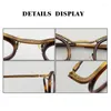 Sunglasses Frames Top Quality Designer Handmade Acetate Titanium Prescription Glasses Men Women Vintage Retro Oval Square Eyeglass