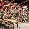 Hintergrundbilder Custom 3d Wandbild romantische Rosenblume Foto Tapete Wohnzimmer Hochzeitshaus Hintergrund Malerei wasserdicht