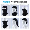 WEST BIKING Summer Cycling Ice Silk Balaclava Motorcycle Bicycle UV Protection Full Face Caps For Men Outdoor Hiking Sports 231229