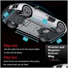 Decorative Lights Car Bluetooth Underglow Light Wireless Chassis 90X120Cm Atmosphere Bar Remote Lighting Kit With Sound Control Drop Dhbga