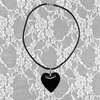 Ожерелья с подвесками в минималистском стиле Y2k, ожерелье с сердечками для женщин, модные подвески в стиле гранж в стиле хип-хоп с розовыми сердечками для девочек, подарок, ювелирные изделия