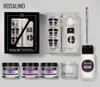 ROSALIND Acrylic Nail Kit For Nail Art Design 10g Powder Extension Carved For Manicure Set Gel Nail Polish Set Top And Base1327581