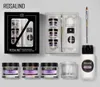 ROSALIND Acryl nagelkit voor nail art design 10g poederverlenging gesneden voor manicure set gel nagellak set top en basis1327581