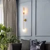 Lâmpada de parede montada em mármore com braço oscilante luz para sala de jantar define lâmpadas de cama inteligentes para leitura