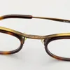 Sunglasses Frames Top Quality Designer Handmade Acetate Titanium Prescription Glasses Men Women Vintage Retro Oval Square Eyeglass