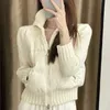 Women's Down & Parkas designer Correct version of M winter wool knitted splicing down jacket stand up collar 90 white duck bread for women's XFBW