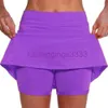 Gonne Pantaloncini sportivi sexy da donna Gonna da tennis Ragazze Palestra Breve danza 2023 Pantaloni in tinta unita Pantaloni anti-svuotamento