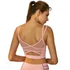 Sacs Sexy Sport Bra Woman Yoga Bra Push Up Sports Underwear Fiess Crop Top Cross Strap Nylon Mesh Gym Bra Jogging Femme Workout Bra