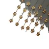 Link Designer Bracelet Jewelry Luxury Chain VCF Kaleidoscope 18k Gold Van Clover Bracelet with Sparkling Crystals and Diamonds Perfect Gift for Women Girls UEEN