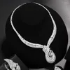 Necklace Earrings Set Fashion Dubai Bride Jewelry Luxury Design For Women's Holiday Added 4 Kinds Of Wedding Joy