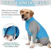 Köpek Giyim Tulum Kurtarma Takım Pijamalar Yüksek Elastik Şeritler Yelek Sargısı Göbek Elbise Kız Giysisi Kostümü