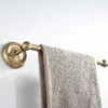 Zestaw akcesoriów do kąpieli 2 kawałek mosiężnego mosiężnego prostego papierowego ręcznika wisiorek na ścianę montowany w łazience