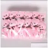 Animaux en peluche en peluche 12pcs gros ours doux P mini poupées en peluche jouet petit cadeau pour la fête de mariage porte-clés sac pendentif goutte Deli Dhy40