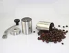 Mills Coffee Bean Mills Grinder Manual Portable Kitchen Grinding Tools Stainless Steel Perfumery Cafe Bar Handmade Support OEM Free Ship