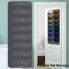 Storage Bags Over The Door Hat Organizer Floating With 14 Pockets Durable Rack For Wall Closet Wardrobe