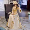 Klänningar viktorianska Rococo Barock Marie Antoinette Ball Dresses 17th Century Renaissance Historical Period Theatre Dress Gown for Women