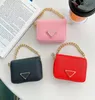 Designer Headphone Accessories Luxury Bluetooth Earphone Cushions Pink Red Handbag Style With Golden Chain Cover Shell Universal F7046266