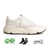 Doold Dirty Mujeres Hombres Marca de lujo Golden Gooseices Zapatos de diseñador casual Beige Gamuza Negro Blanco Plata Brillo Suela Plataforma Correr Suela Corredor Zapatillas de deporte Entrenador