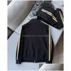 Masculino Tracksuits Norte G0CC1 Mens Casaco Co-Branding Asiático Tamanho Zipper Camisa Soft Casual Terno Top Jaqueta Dois Peça Set Drop Delivery A Dhweg