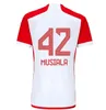 S-4XL 24 25 Musiala Soccer Jerseys Sane 2024 2025 Kane Football Shird Goretzka Gretzka Gnabry Bayerns Munich Camisa de Futebol