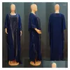 Ubrania etniczne Afrykańskie sukienki dla kobiet szyfonowych diamenty kaftan sukienka 2023 tradycyjna lady abaya boubou szlafrok ubrania