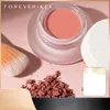 ForeverKey-rubor monocromático, colorete mate, colorete, resaltado Natural, sombra de ojos tridimensional, cara 231229