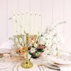 Portacandele 7 rami Menorah centrotavola candeliere bracci candelabri per matrimonio Shabbat tavolo da pranzo desktop decorazione della casa