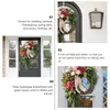 Dekorative Blumen Simulation Girlande Tür hängen Garten Kranz Vorderwand Anhänger künstliche Hortensie Home Dekoration