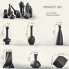 Bottles Porcelain Black European Contemporary Fashion Ceramic Vase Home Decoration Wedding Tabletop Crafts Wine Bottle