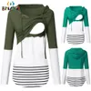 Sweatshirts 2022 Heiße Frauen Hoodie Sweatshirts Mutterschaft Langarm Mit Kapuze Stillen Tops Stillen Pullover Sweatshirt