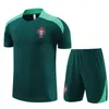 Tracksuits Heren Portugal 2024-2025 Soccer Brazilië Training Trainingspak kort en shirt