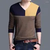 Men's Sweaters Knit Sweater Male Pullovers V Neck Clothing Green Slim Fit Designer Luxury Jumpers X Wool High Quality Winter 2023