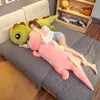 Giant Grote Ogen Dinosaurus Knuffel Soft Gevulde Cartoon Dier Pop Vriendin Slapen Kussen Baby Kids Verjaardagscadeau 231229