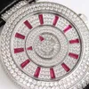 iced out watch women franck muller watches 5A high quality mechanical movement uhren womenwatch DOUBLE MYSTERY full diamond montre bust down reloj BJRN