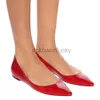 JC Jimmynessity Choo högkvalitativa skor svart..patent skor lägenheter läderdesigner älskar platt balettsko kvinnor som går lyxigt slip-på storlek 35-43
