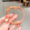 Hair Accessories 5PCS Girl Concise Tie Rope Flower Candy Colors High Elastic Ring Bands Women Ponytail Holder