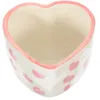 Candle uchwyty w kształcie serca ceramiczny stojak romantyczny kubek tabletopa