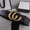 Luxury Designer Belt for Men Belts for Women Fashion Belts Wide Leather Sided Metal Buckle Bronze 90-125cm