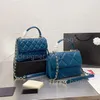 10A Tote Designer Borse a tracolla Borsa a tracolla a catena Borsa da donna classica con patta CC Borsa in pelle di agnello di lusso Busta in pelle di alta qualità con pochette Portafoglio nero