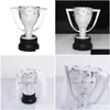 Dekorativa föremål Figurer Atletico Madri La Liga Collection Football Champion Harts Cup Toy 16cm Höjd Soccer Spanien Trophy Met DHAA4