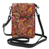 Sacos de noite Clássico Mod Paisley Bolsa de Ombro Retro Moda Estética Mulheres Couro Streetwear Bolsa Feminina