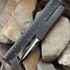 Micro OTF Tech Knife UT Series D2 Steel Blade Pocket Knife Aluminium Alloy + Carbon Fiber Handle Self Defense UT85 Tool Knife