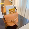 Loe Designer Crossbody Bag Frau Hochqualitäts mittleres Kunstwerk Casual Tote Leichtes zweifarbige Handtaschen Wochenendtaschen